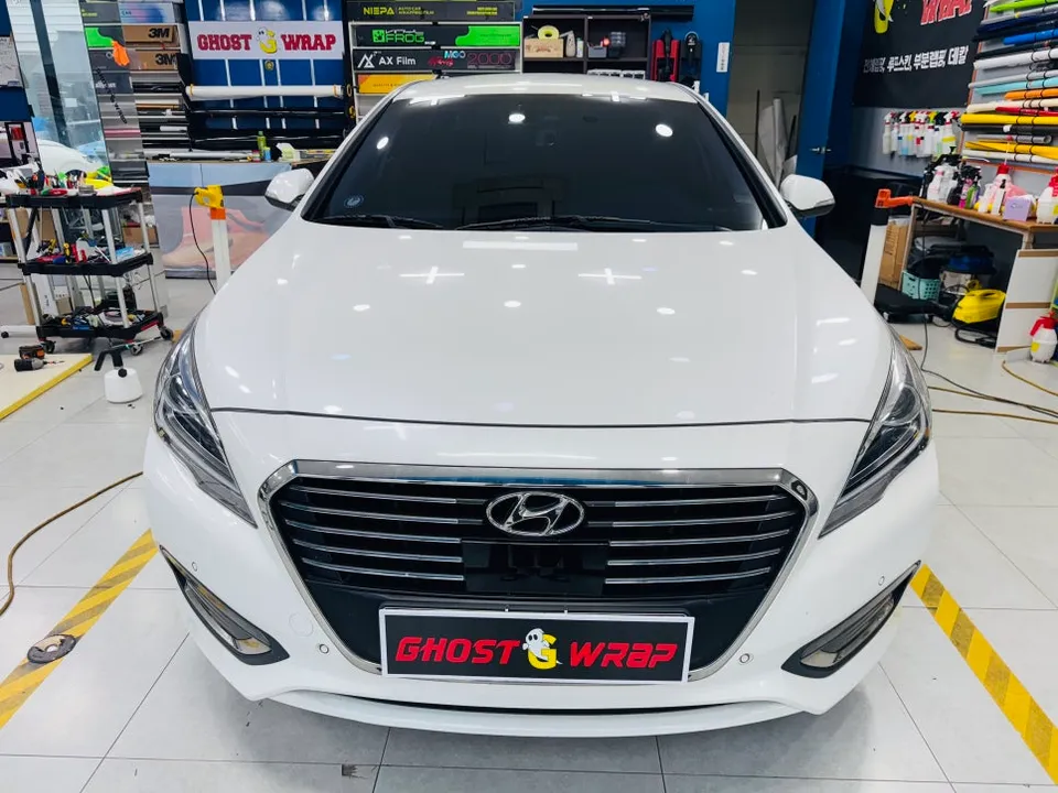 Hyundai Sonataのカーラッピング事例｜費用目安・仕上がり 施工写真 1-3