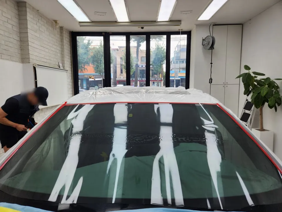 Lexus ESのPPF施工事例|韓国での実例紹介 施工写真 3-3