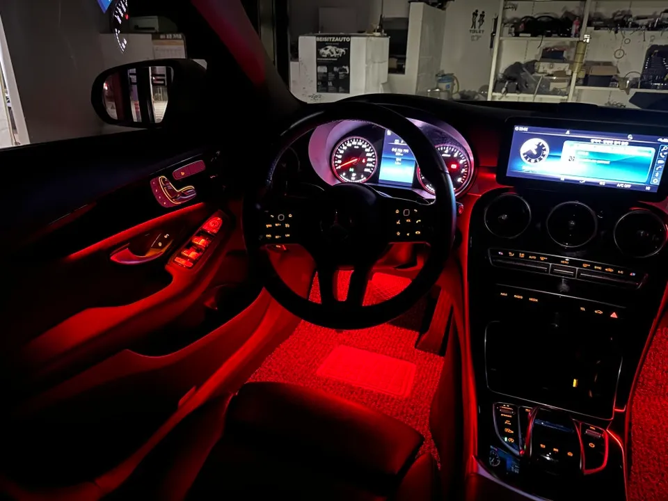 Mercedes-Benz C-Class W205 ambient lighting - Mercedes-Benz C-Class W205 Ambient Lighting Review — Enhanced Int photo 3