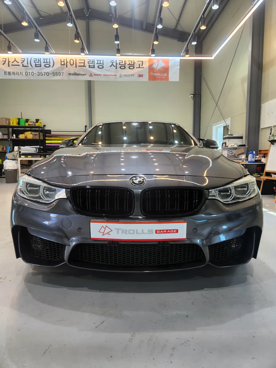 BMW 4 Series Convertible vinyl wrap - BMW 4 Series Convertible Vinyl Wrap Review - Satin Chrome Red photo 3