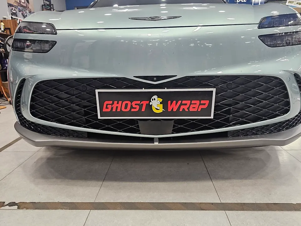 Genesis GV60のカーラッピング事例|費用目安・仕上がり 施工写真 4-1