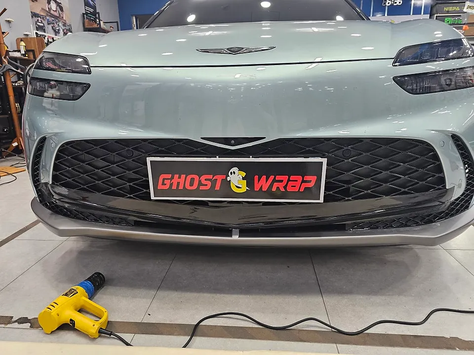 Genesis GV60のカーラッピング事例|費用目安・仕上がり 施工写真 1-2