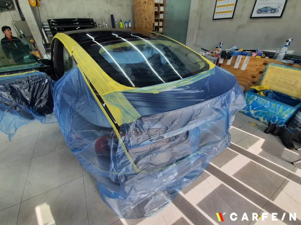 Tesla Model Sのカーフィルム施工事例｜費用目安・仕上がり 施工写真 3-1