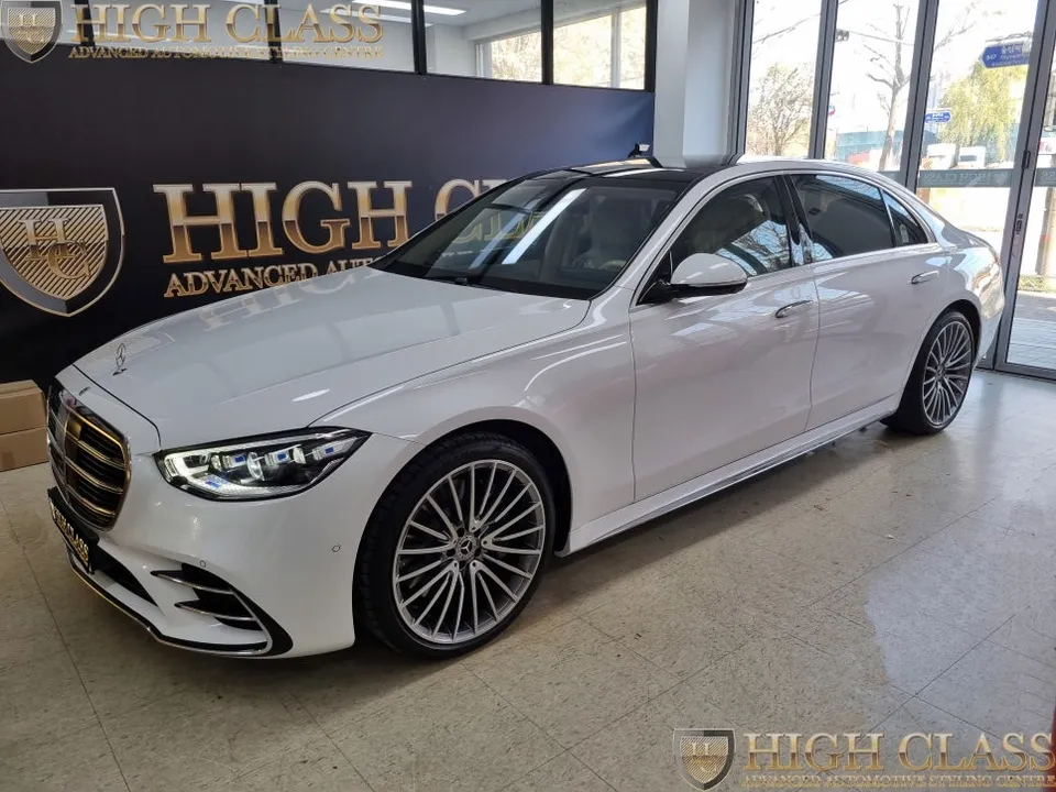 Mercedes-Benz S-Class W223 car audio installation result