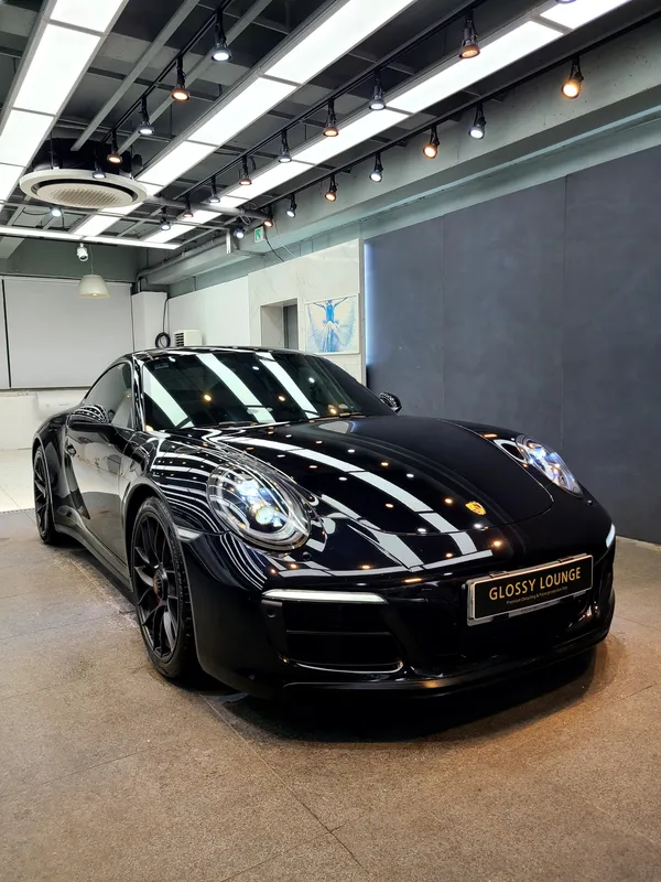 ポルシェ911のガラスコーティング事例|費用目安と仕上がり 施工写真 3-1