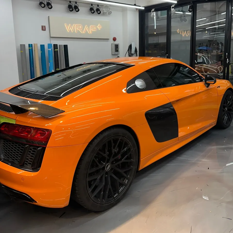 Audi R8のPPF施工事例|費用目安と仕上がり 施工写真 3-1