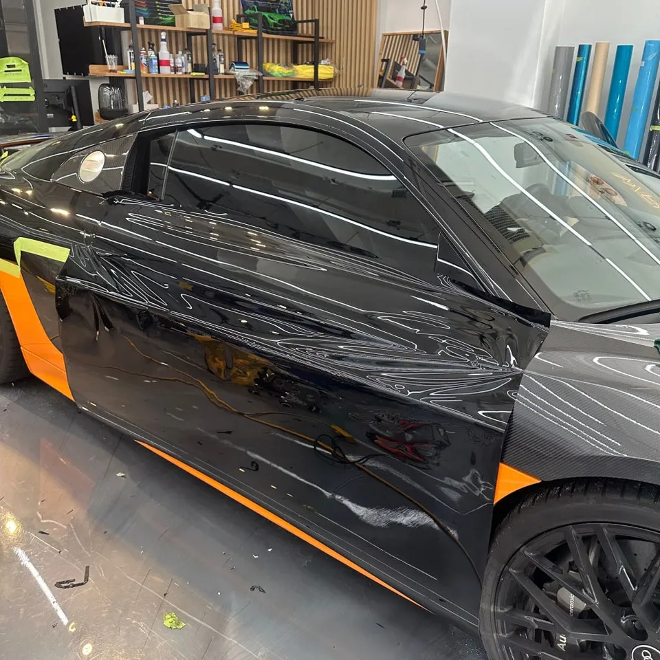 Audi R8のPPF施工事例|費用目安と仕上がり 施工写真 1-3