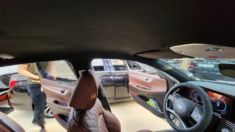 Hyundai Grandeur IG interior customization installation result
