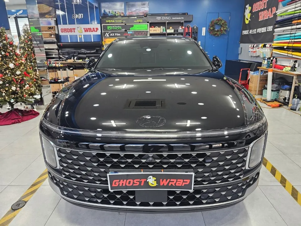 Hyundai Grandeur GN7 Vinyl Wrap Review — Blackout Transformation photo 2