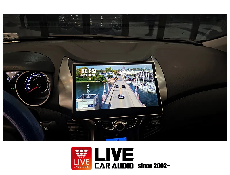 Hyundai Elantra MDのAndroid Auto・CarPlay取付事例 施工写真 1-3