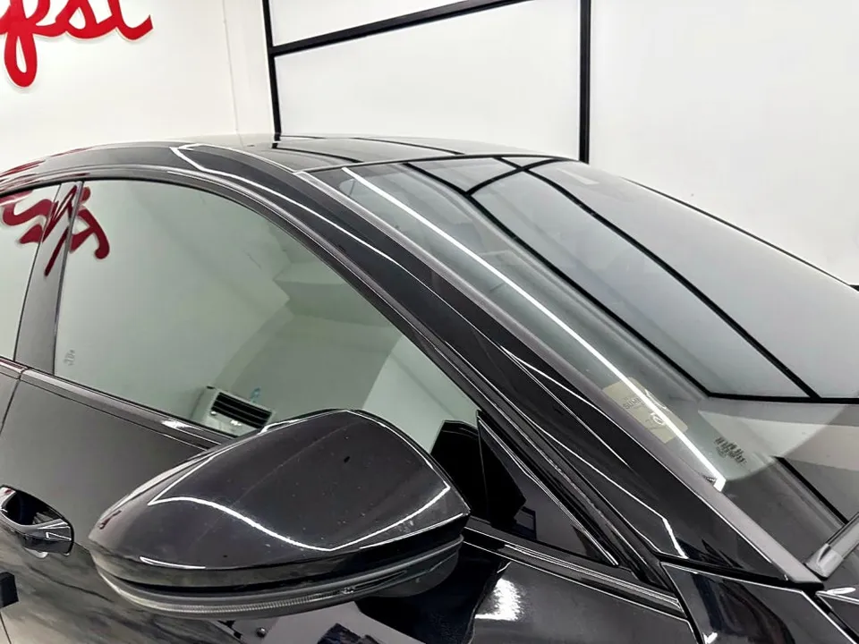 Audi A7のカーラッピング事例|クロームパーツのブラック化 施工写真 1-3