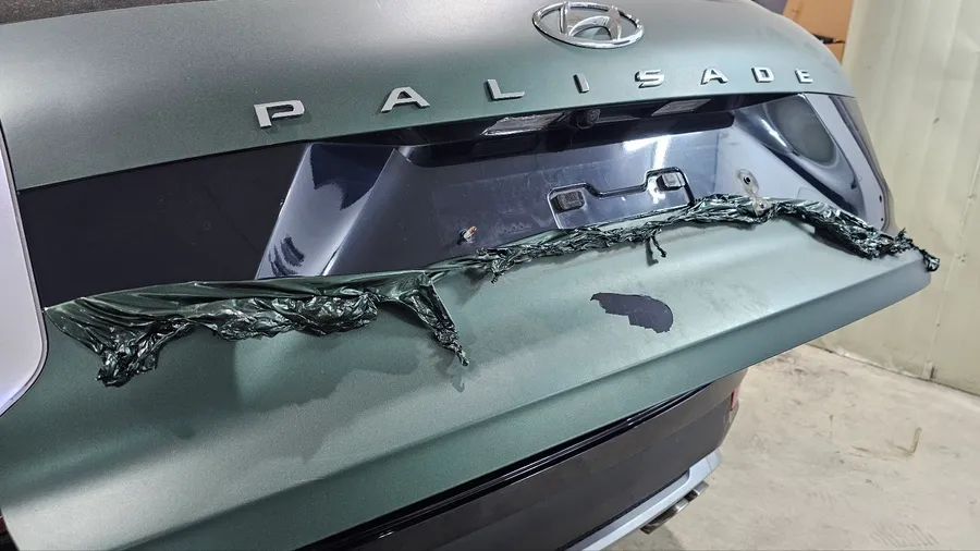 Hyundai Palisadeのカーラッピング事例｜費用目安・仕上がり 施工写真 3-3