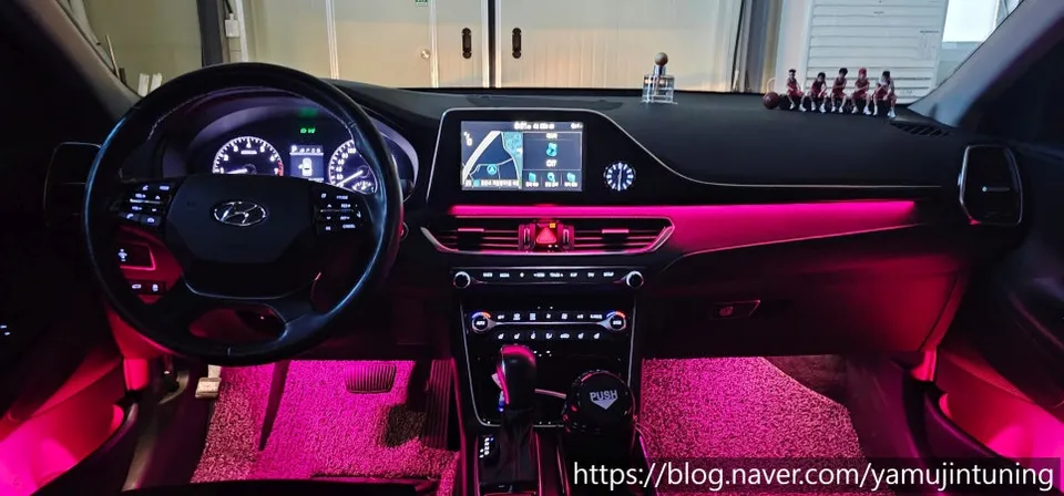 Hyundai Grandeur IG ambient lighting installation result