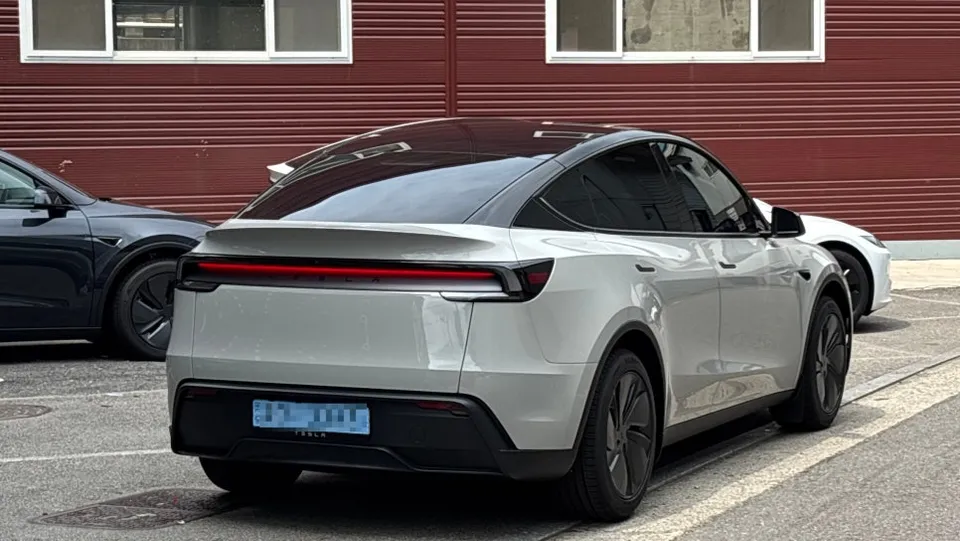 Tesla Model Yのカーラッピング事例｜個性的なツートンカラー 施工写真 1-3