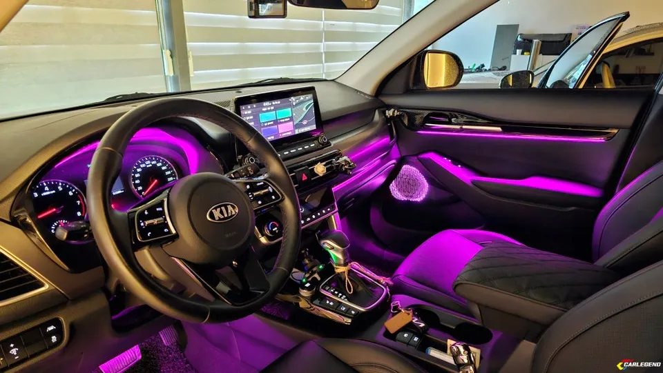 Kia Seltos ambient lighting - Kia Seltos Ambient Lighting Review: Cost & Results photo 4