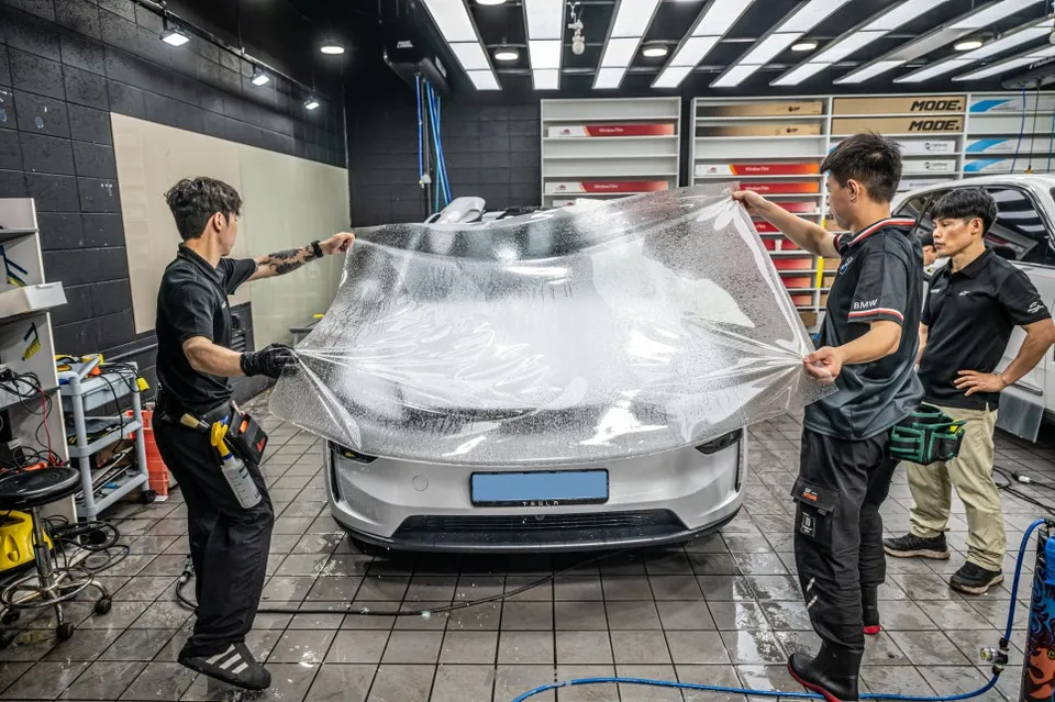 Tesla Model Y PPF施工事例｜費用目安と仕上がり 施工写真 3-2