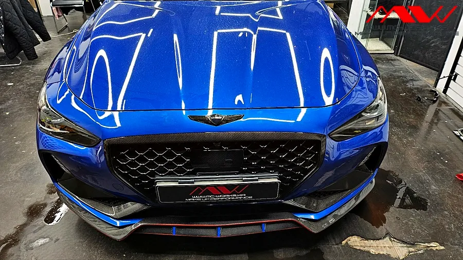 Genesis G70 interior customization installation result