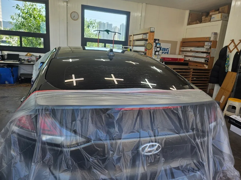 Hyundai IONIQのカーフィルム施工事例｜費用目安・仕上がり 施工写真 2-2