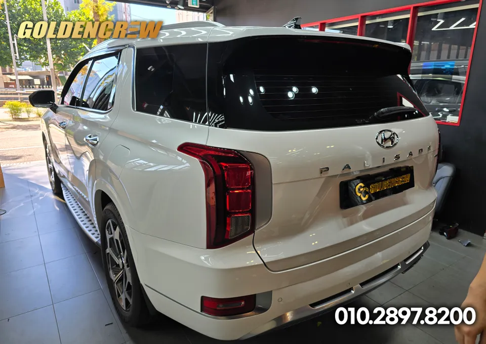 Hyundai Palisadeのカーラッピング事例 施工写真 4-1