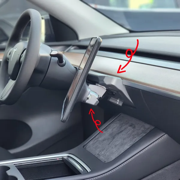 Tesla Model Y car accessories installation result
