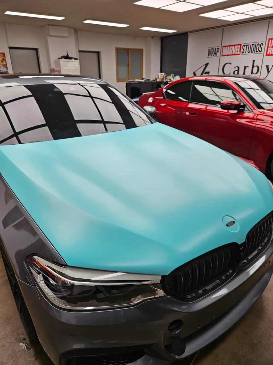 BMW 5 Series G30のカーラッピング事例 施工写真 5