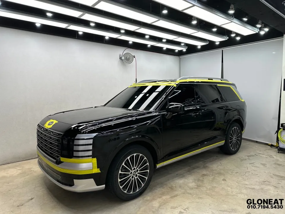Hyundai Palisade LX3のカーラッピング事例|費用目安・仕上がり 施工写真 1-2