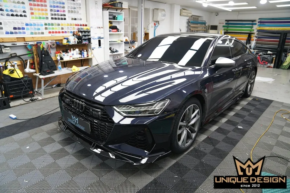 Audi RSのPPF施工事例｜費用目安と仕上がり 施工写真 2-3