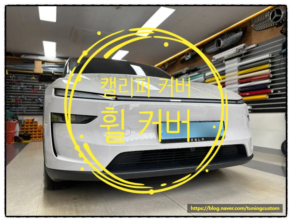 Tesla Model Yのホイールリペア・塗装事例 施工写真 3-1