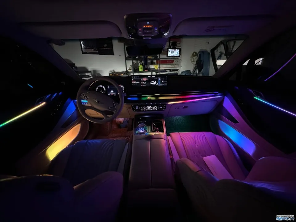 Genesis G80 ambient lighting - Genesis G80 Ambient Lighting Review — Cost & Results photo 4