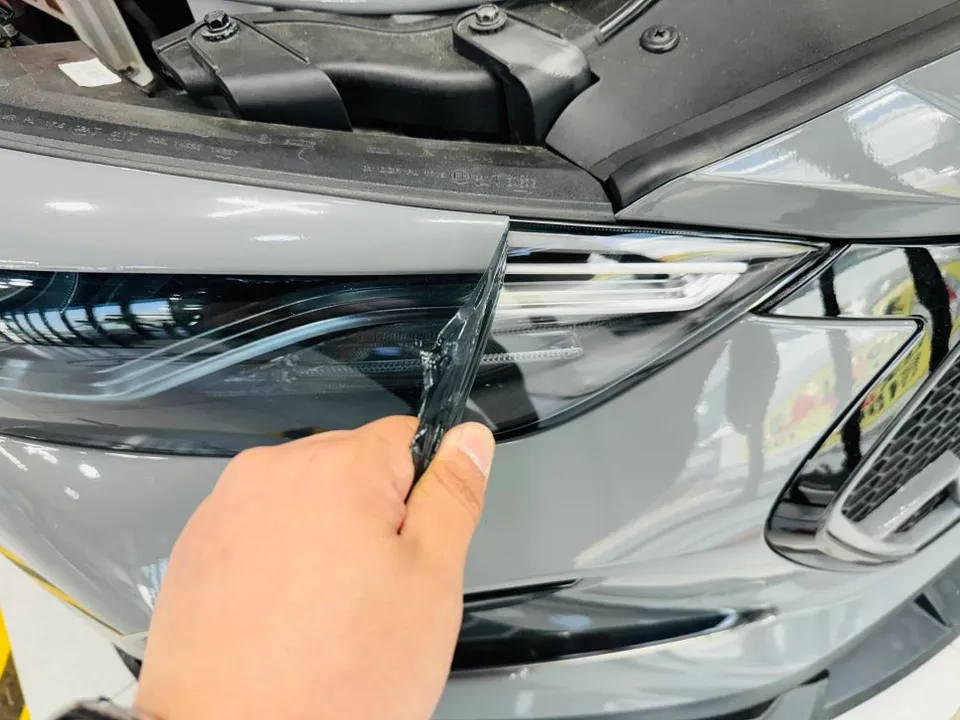 Hyundai Elantra Sportのカーラッピング事例|費用目安・仕上がり 施工写真 1-3