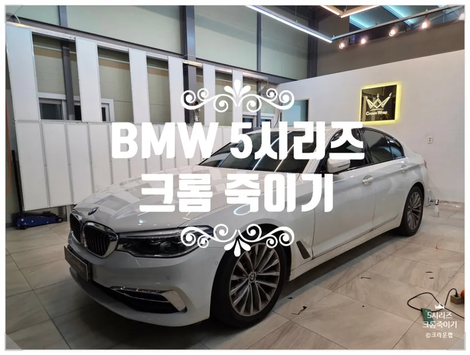 BMW 5 Series G30 vinyl wrap installation result