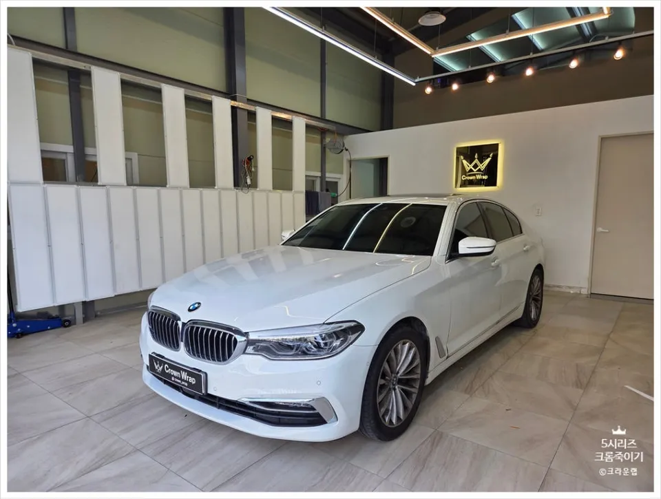 BMW 5 Series G30のカーラッピング事例 施工写真 3