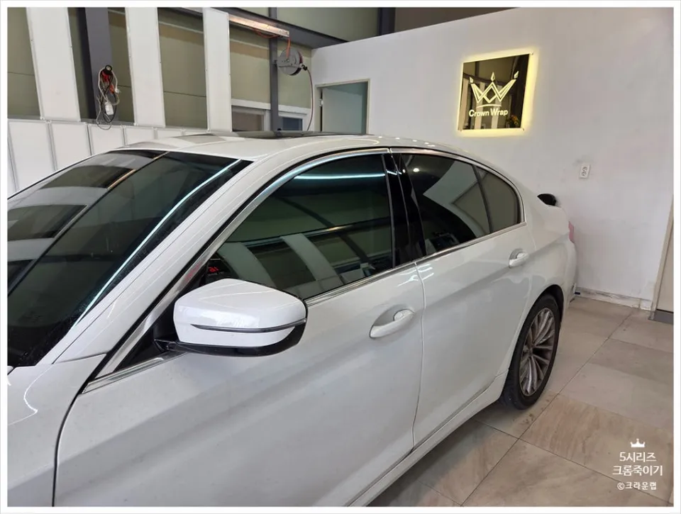 BMW 5 Series G30のカーラッピング事例 施工写真 4
