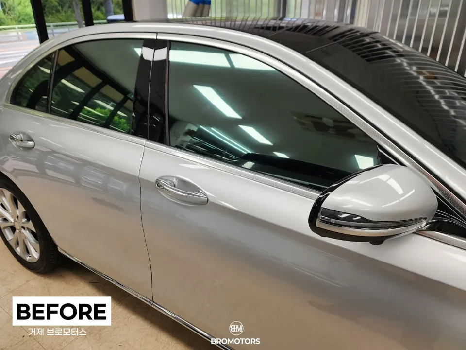 Mercedes-Benz E-Class W213のカーラッピング事例 施工写真 6