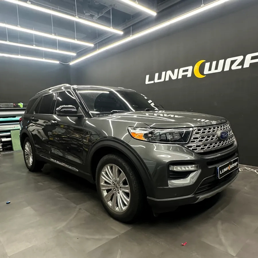 Ford ExplorerのPPF施工事例|飛び石傷から愛車を保護 施工写真 1-1