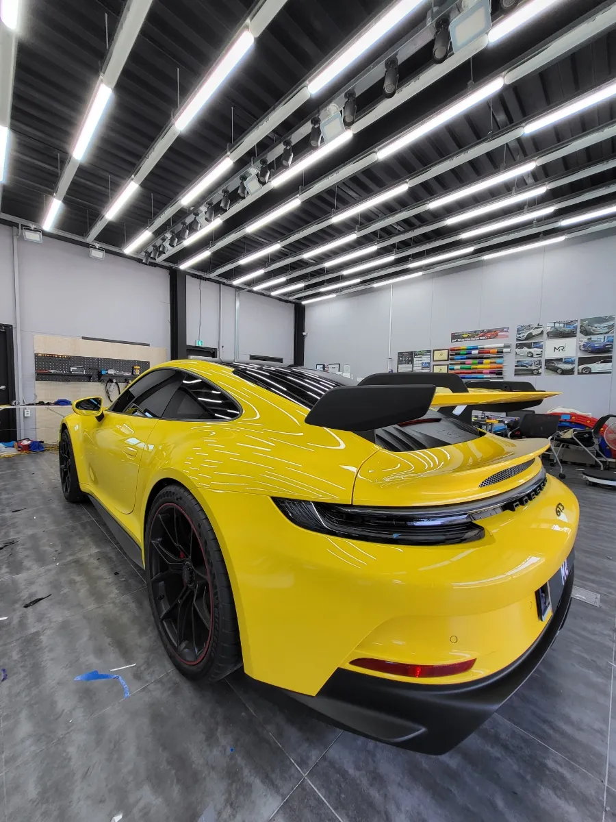 ポルシェ911 GT3のPPF施工事例｜韓国での実例 施工写真 2-1