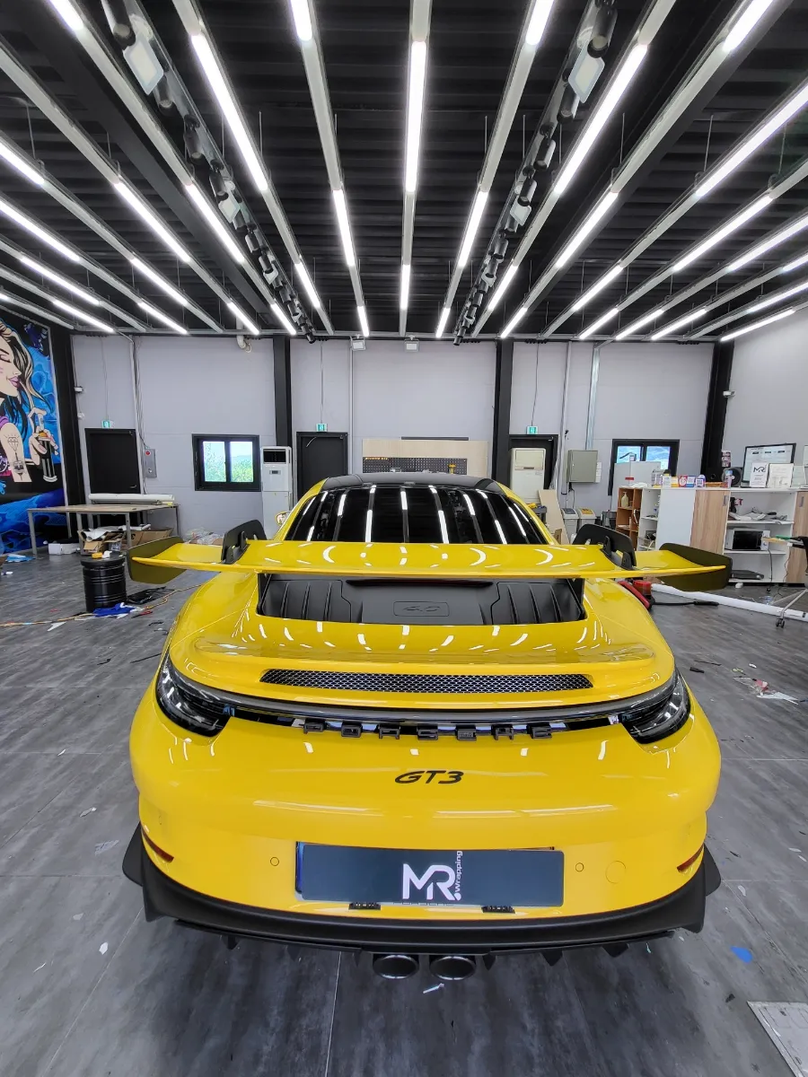 ポルシェ911 GT3のPPF施工事例｜韓国での実例 施工写真 3-1