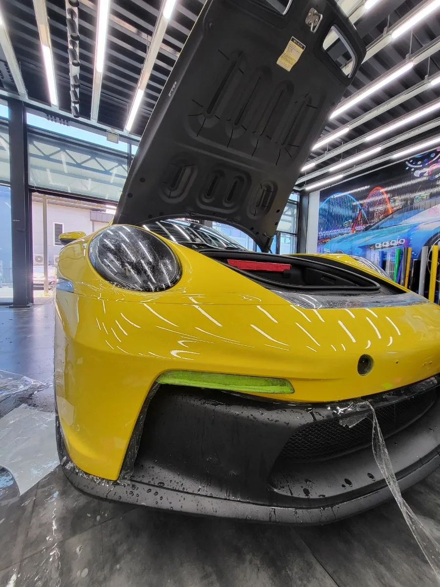ポルシェ911 GT3のPPF施工事例｜韓国での実例 施工写真 3-3