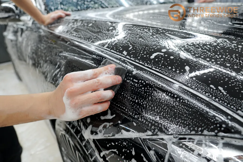 Mercedes-Benz S-Class W223のカーラッピング事例 施工写真 6