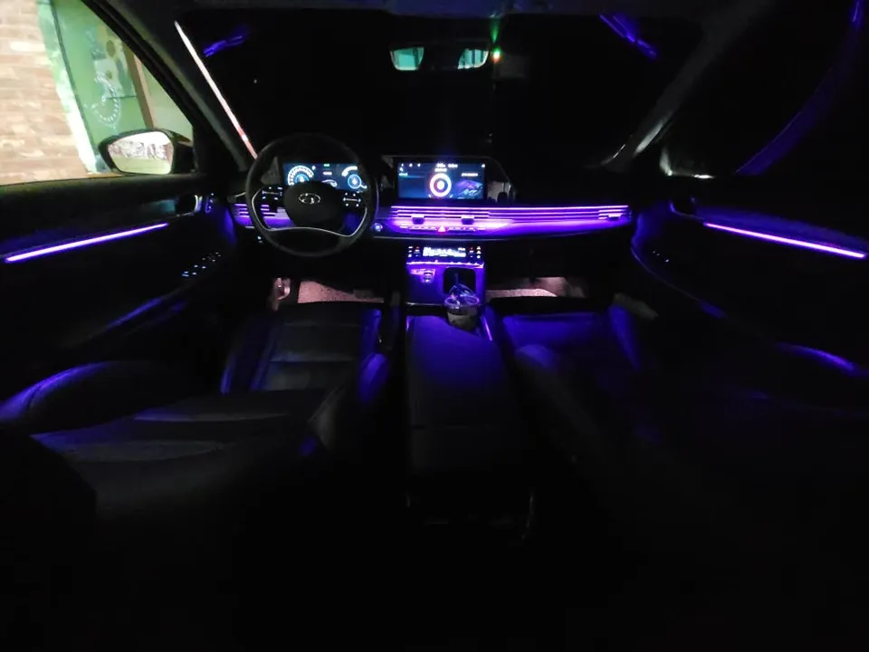 Hyundai The New Grandeur IG ambient lighting - Hyundai The New Grandeur Ambient Lighting Review — Seamless Integ photo 4