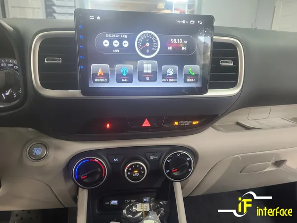 Hyundai VenueのAndroid Auto・CarPlay取付事例 写真