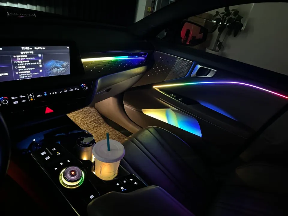 Kia K8 ambient lighting - Kia K8 Ambient Lighting Review — Cost & Results photo 3