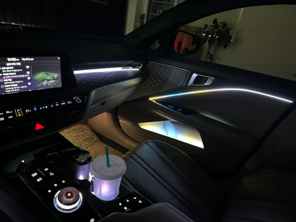 Kia K8 ambient lighting - Kia K8 Ambient Lighting Review — Cost & Results photo 4