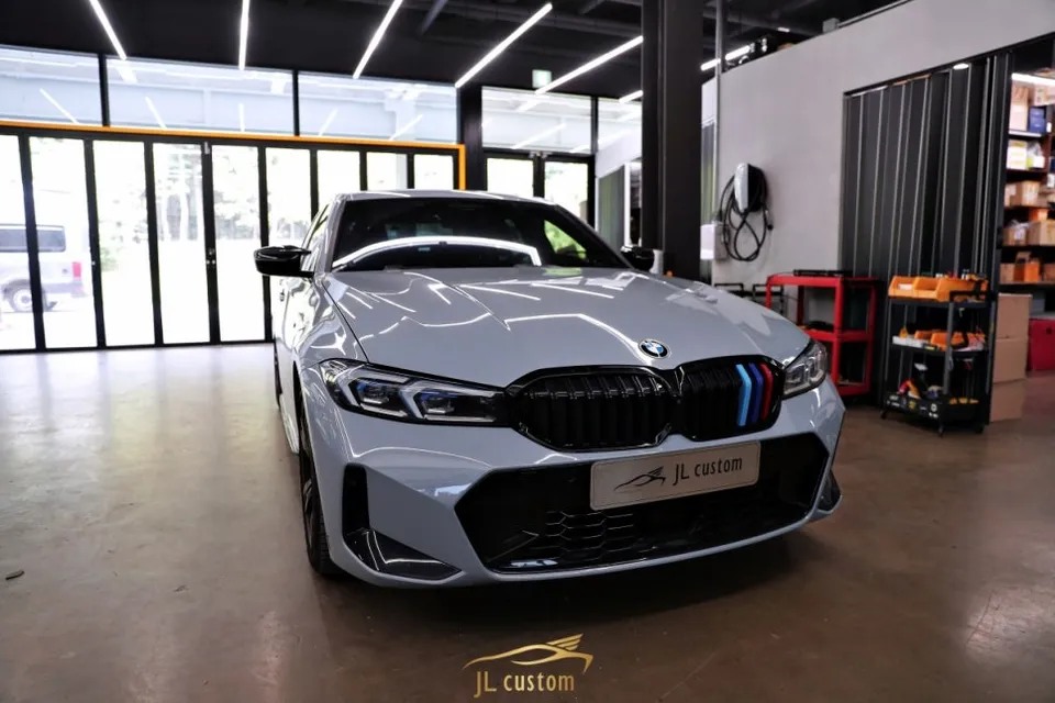 BMW 3 Series surround view camera installation result