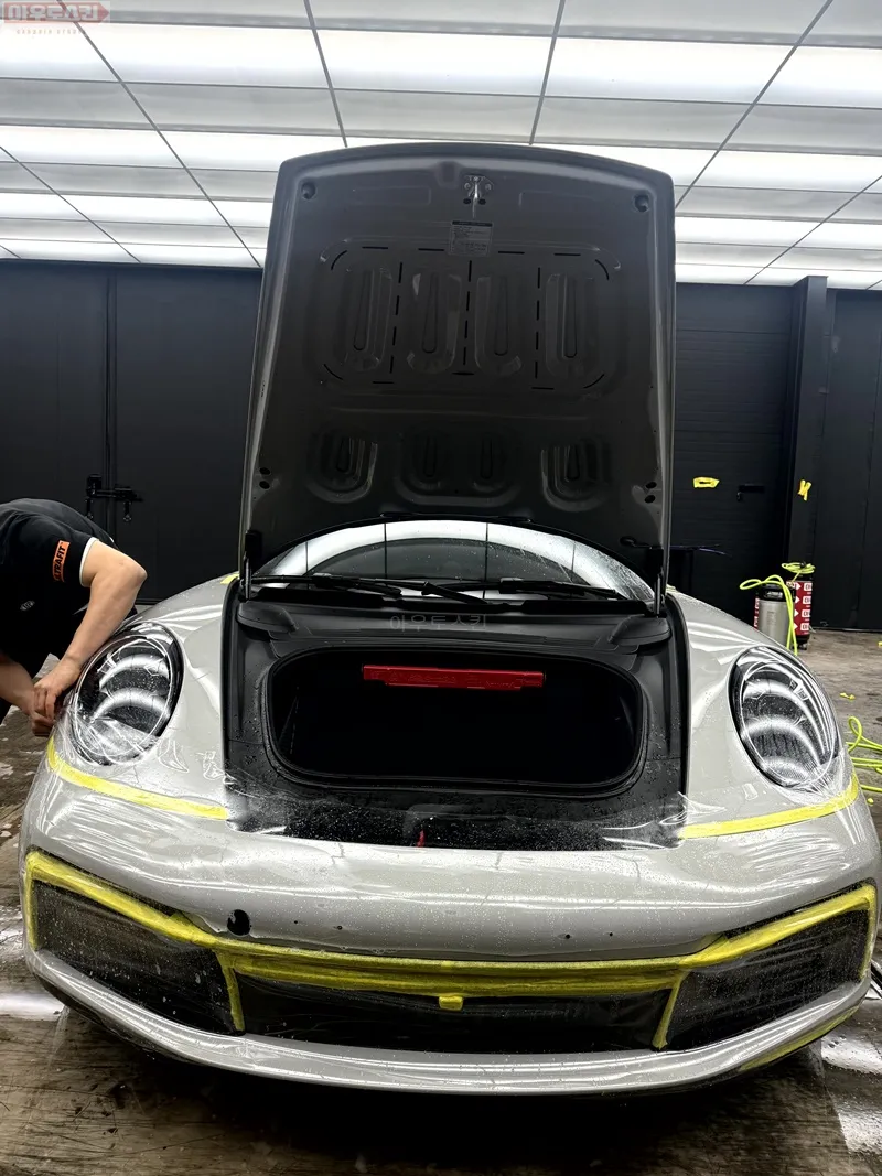 ポルシェ911のPPF施工事例|費用目安と仕上がり 施工写真 3-1