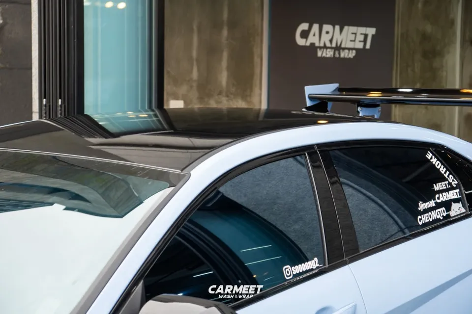 Hyundai Elantra Nのカーラッピング事例｜費用目安・仕上がり 施工写真 3-2