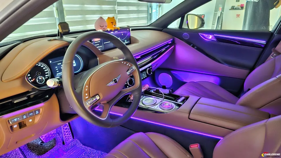 Genesis G80 RG3 ambient lighting - Genesis G80 RG3 Ambient Lighting Review: Cost & Results photo 3