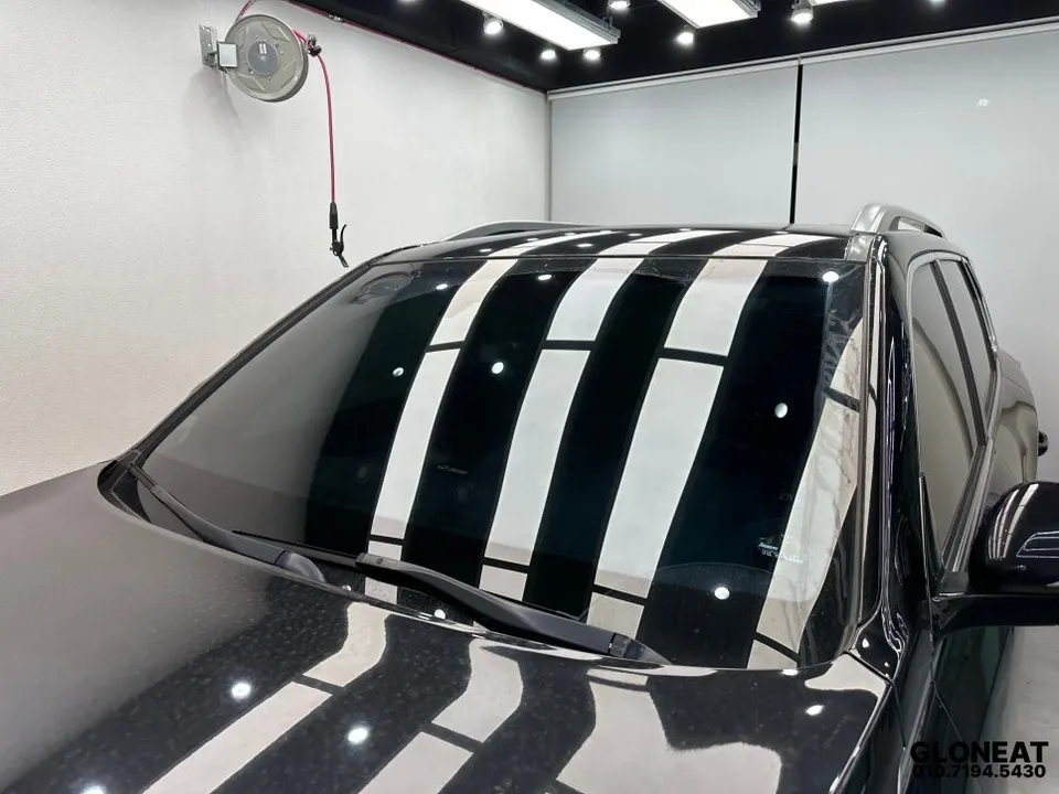 SsangYong G4 Rextonのカーフィルム再施工事例 施工写真 2-1