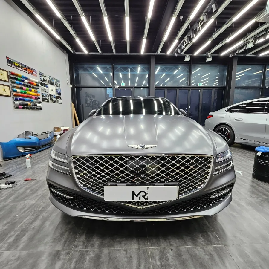 Genesis G80 Vinyl Wrap Review: Satin Dark Gray Cost & Results After