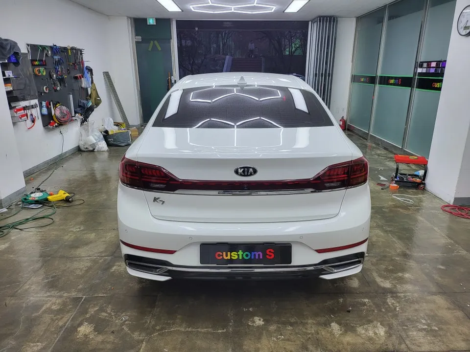 Kia K7 Premier dash cam installation result